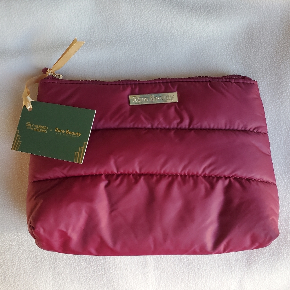 Rare Beauty x Only Murders In the Building Puffy Makeup Bag